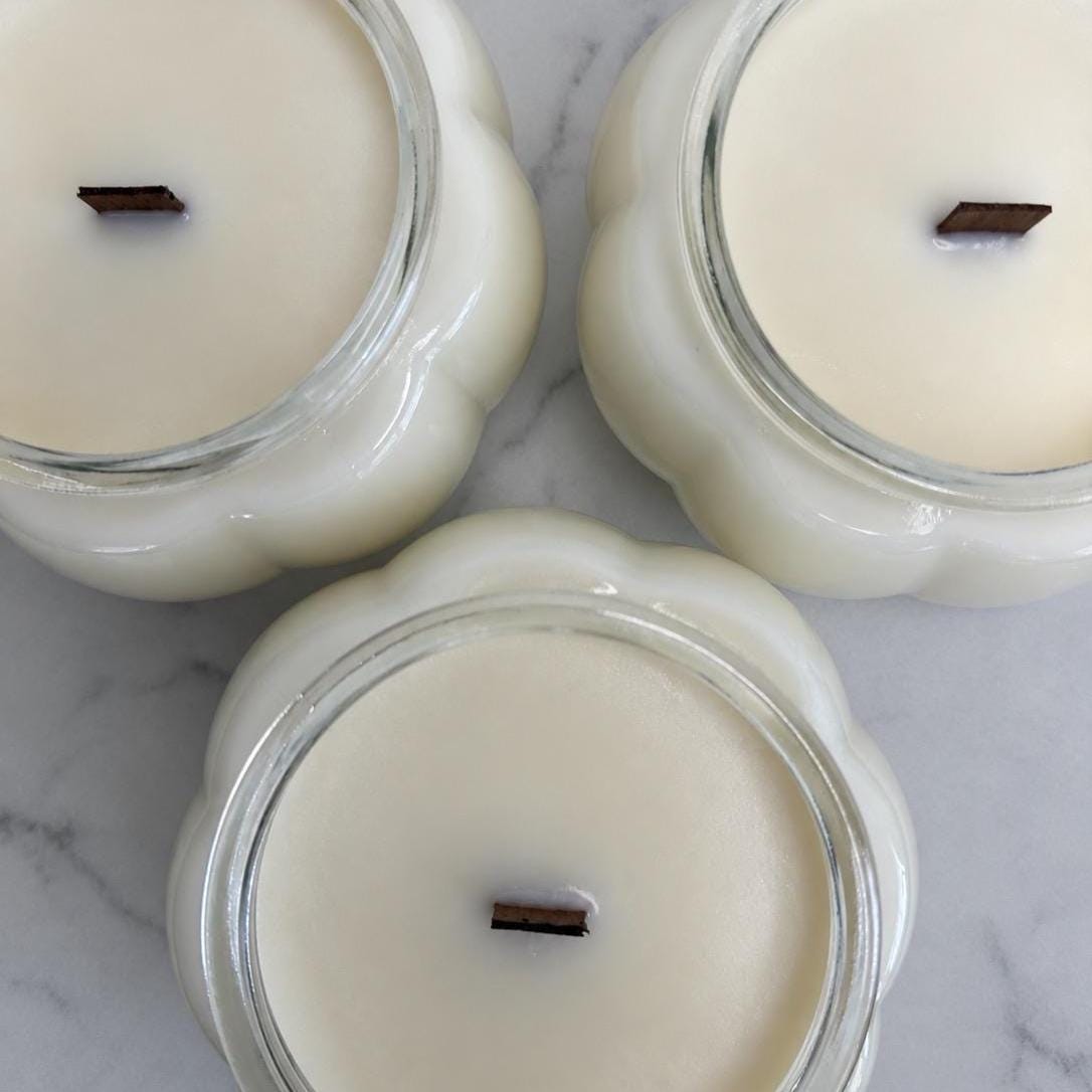 All Hallows' Eve Coconut Soy Candle – Marshmallow, Oak, Smoke Scent (4 oz, 16 oz)